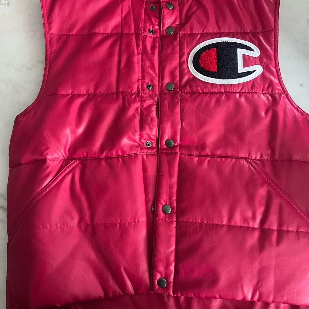 Supreme Champion Puffer Vest Collab